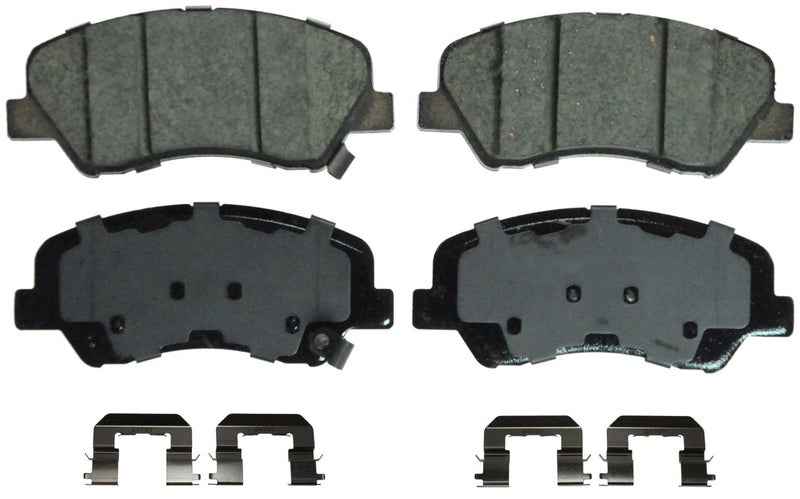 Wagner QS ZD1593 Disc Brake Pad Set, Chamfered Edges for Smooth, Quiet Stops, Fits 2012â€“2019 Hyundai Accent - Image 1